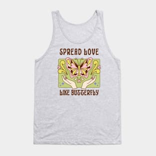 Spread Love Like Butterfly Tank Top